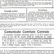 Prorramma sociale UOEI Bergamo anno 1919